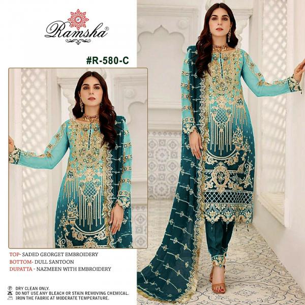 Ramsha R 580 Nx Exclusive Designer Pakistani Suit Collection